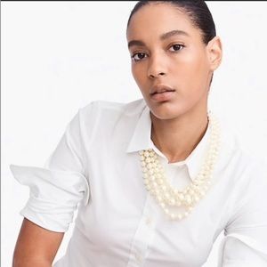 J. Crew Pearl Twisted Hammock Necklace